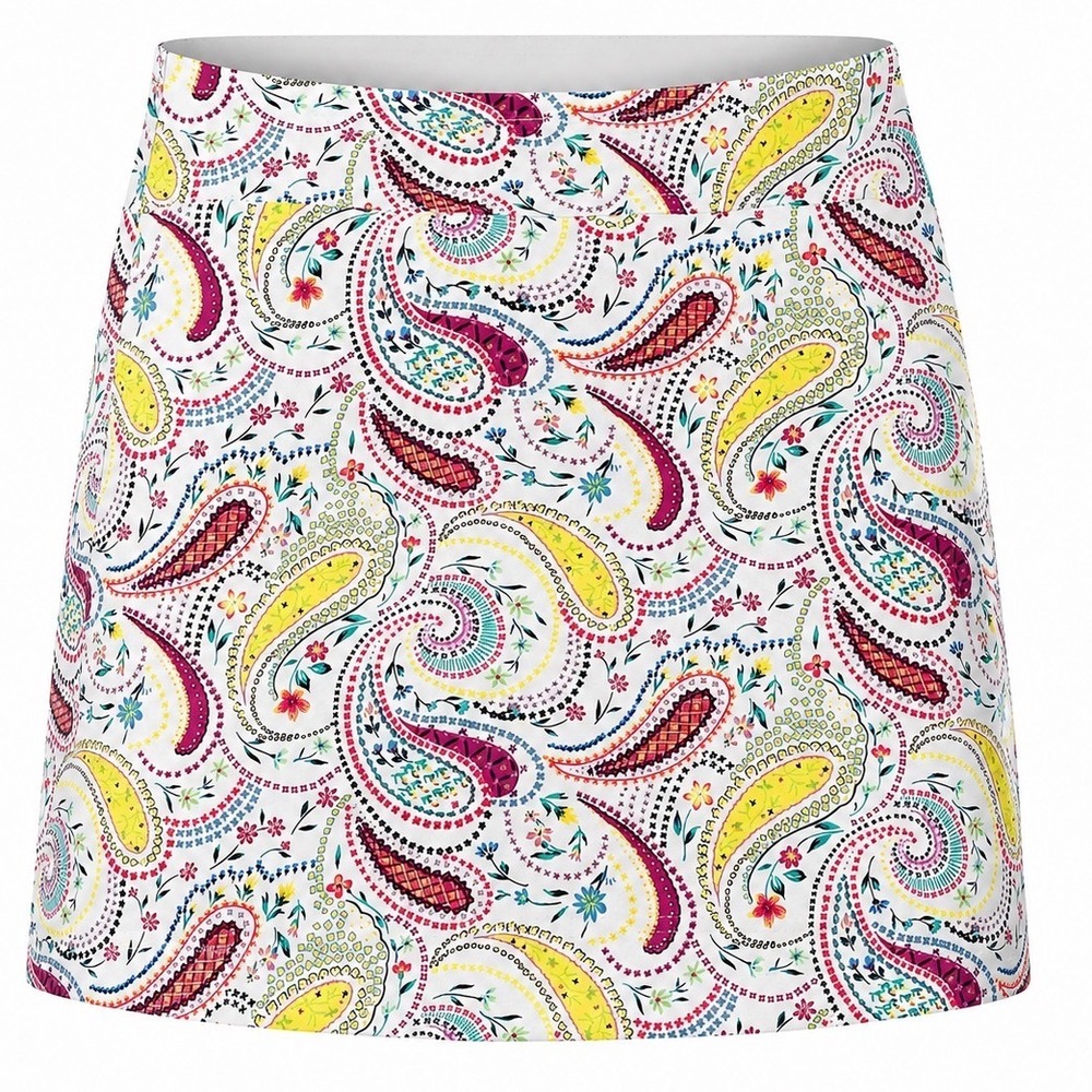 Talbots Paisley Print Skirt Womens 6 Colorful Preppy Cottagecore Vacation Style